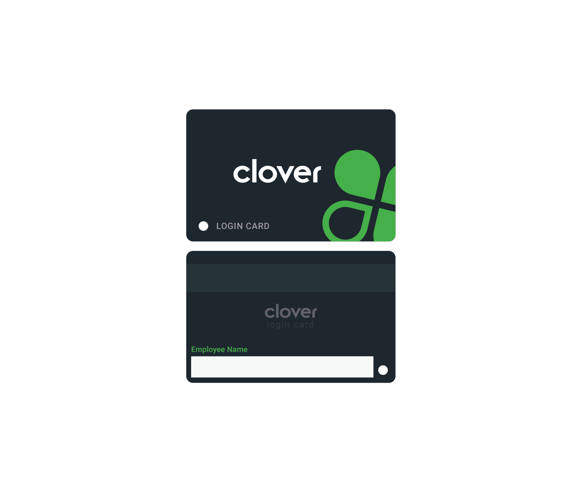 Employee login cards